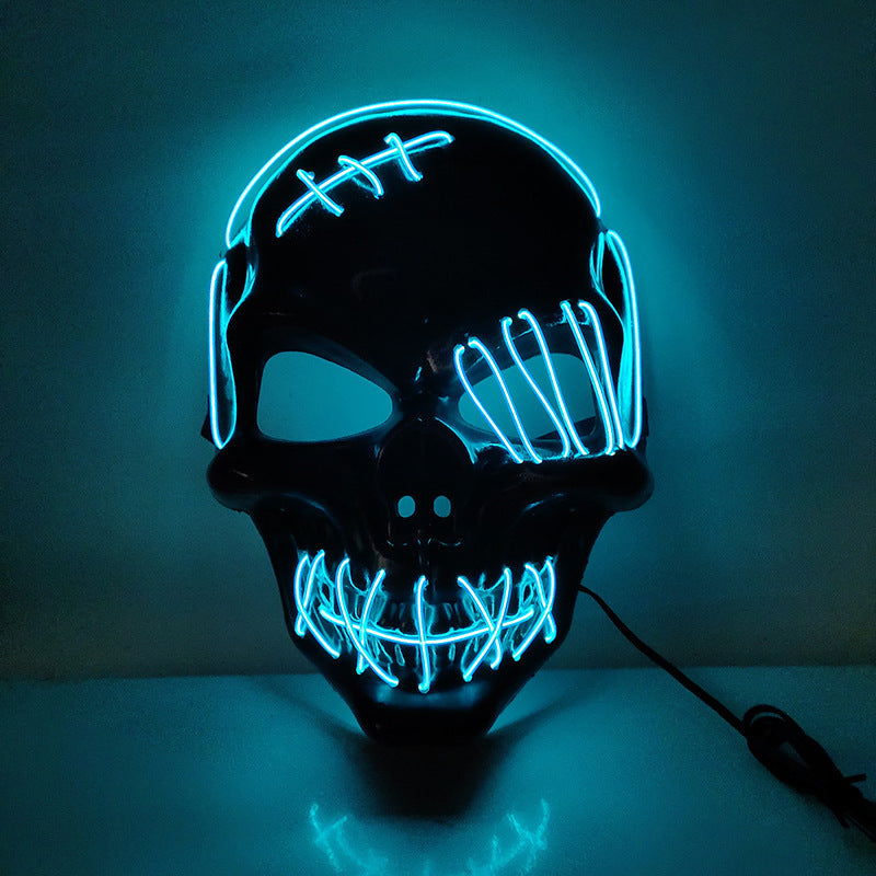 Halloween Scary One-Eyed Pirate Led Mask