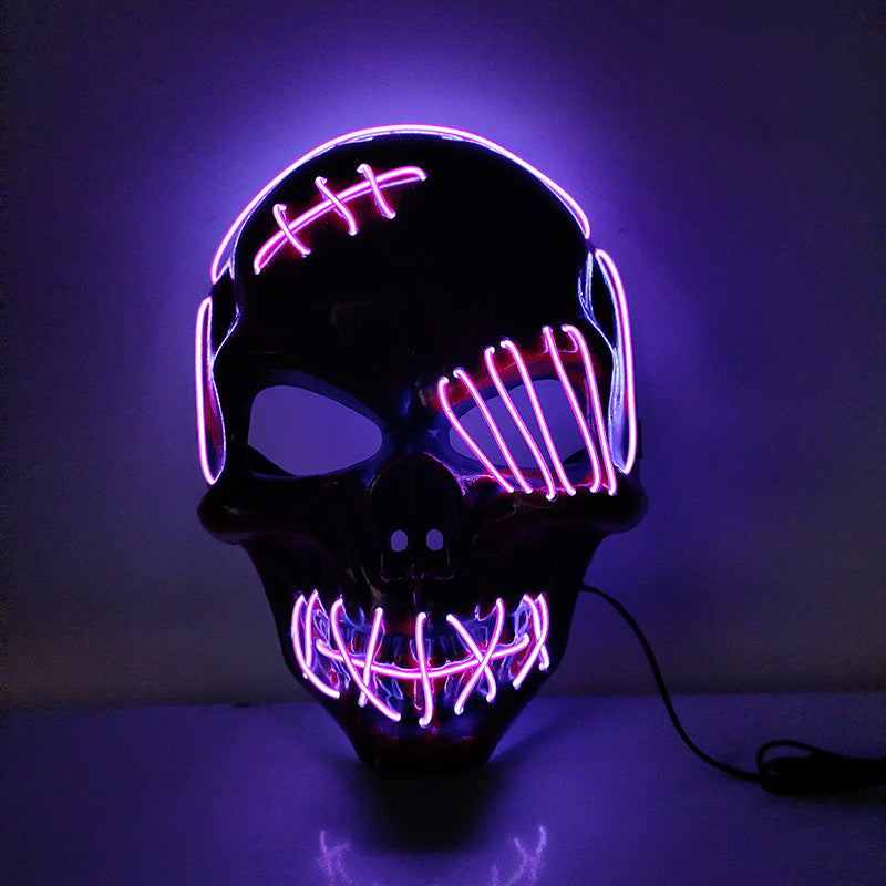 Halloween Scary One-Eyed Pirate Led Mask