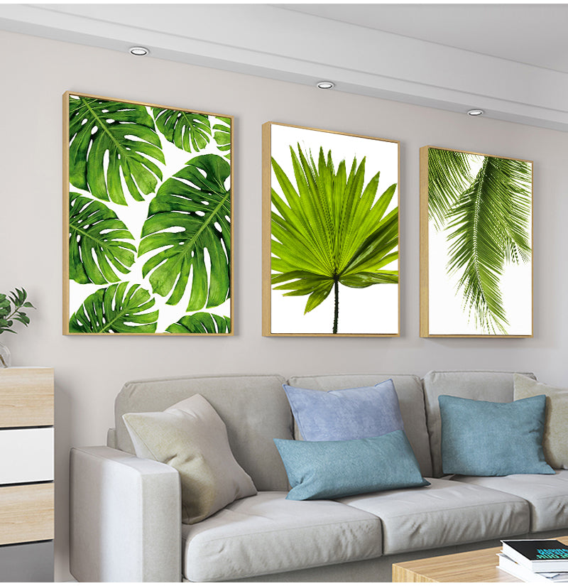 Green Plant Canvas Painting