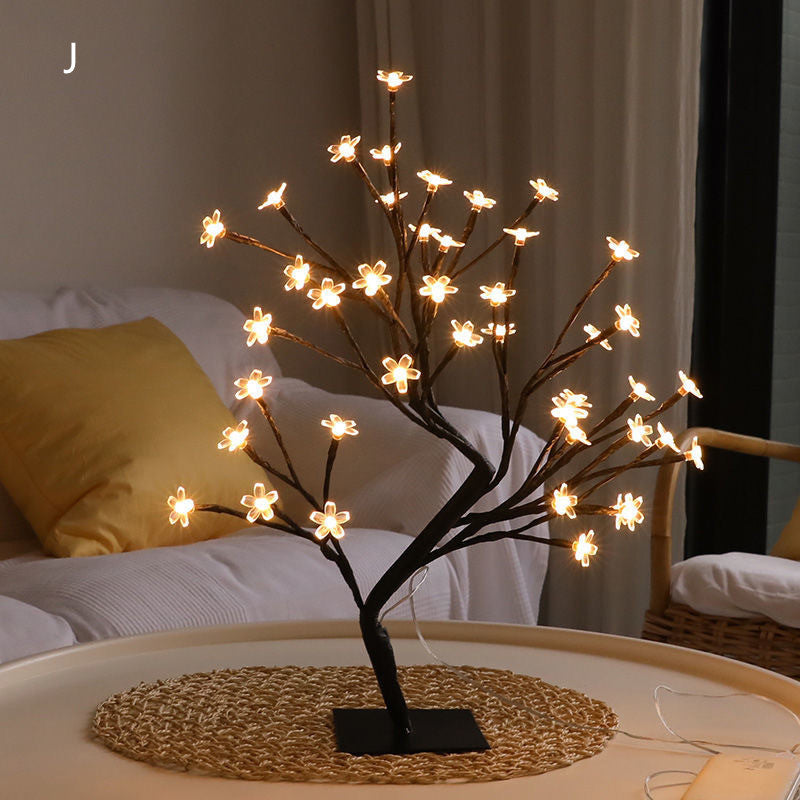 Optic Flower Tree Lamp