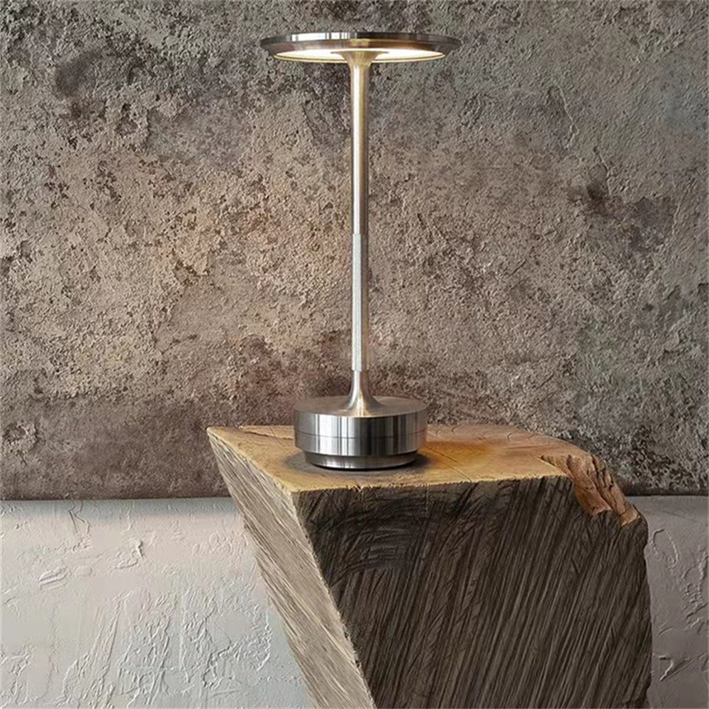 Metallic Cordless Table Lamp