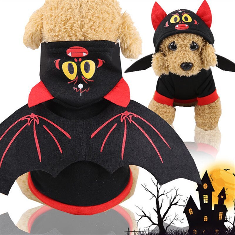 Pet Halloween Bat Wing Cloth