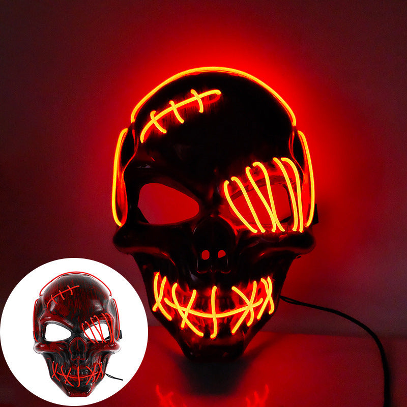 Halloween Scary One-Eyed Pirate Led Mask