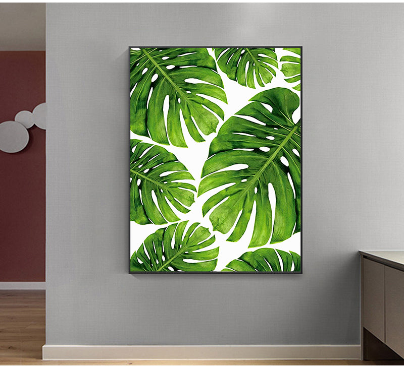 Green Plant Canvas Painting