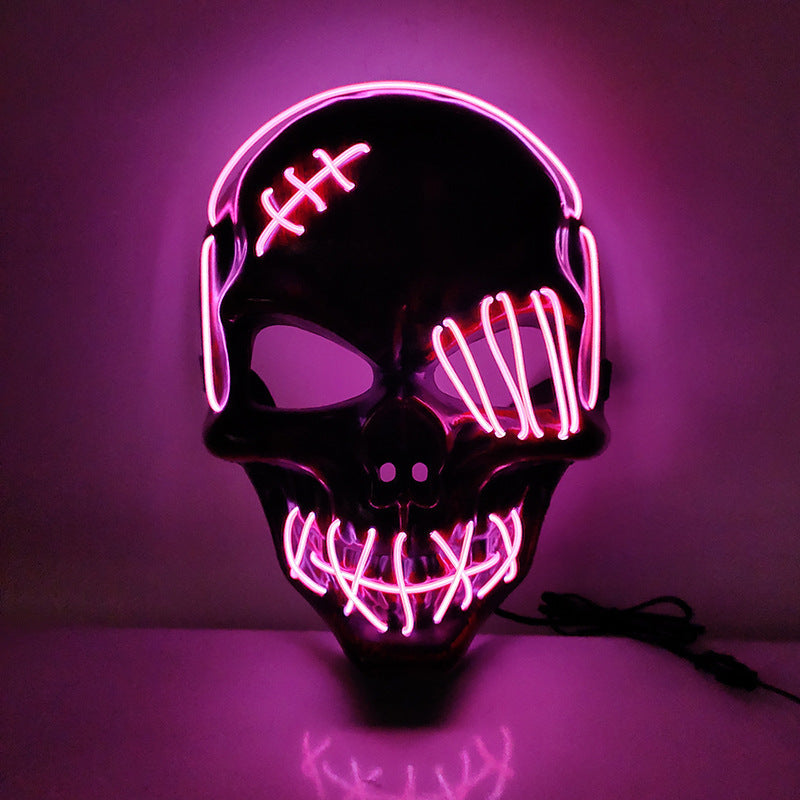 Halloween Scary One-Eyed Pirate Led Mask