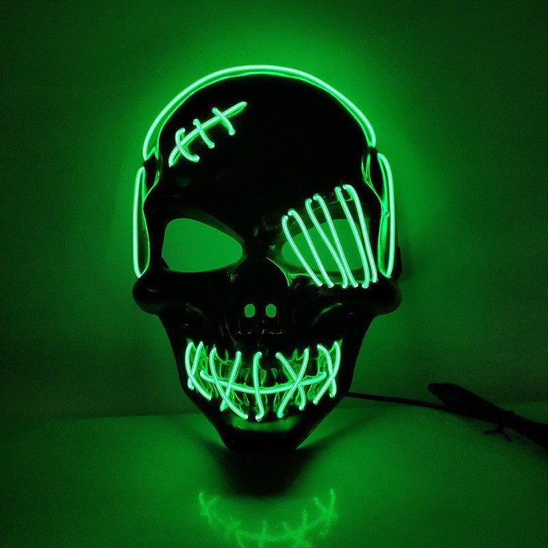 Halloween Scary One-Eyed Pirate Led Mask