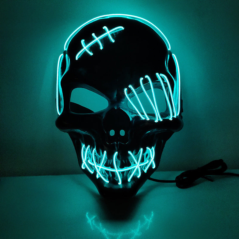 Halloween Scary One-Eyed Pirate Led Mask