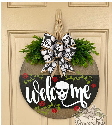 Halloween Door Decoration Hanging Sign