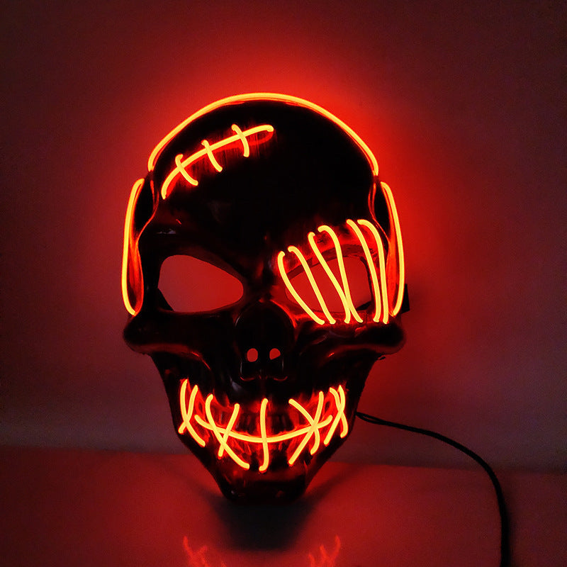 Halloween Scary One-Eyed Pirate Led Mask